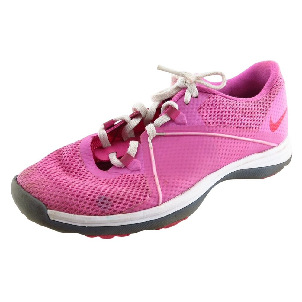 Nike Womens Running Shoes Size 5.5 Pink Synthetic Lunar Summer Lite‎ 2 Comfort